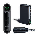 K&auml;ed vabad seade helivastuv&otilde;tja adapteriga BASEUS, &bdquo;Bluetooth 5.0&ldquo; AUX, 3.5mm, must