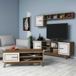 Elutoam&ouml;&ouml;bli komplekt Kalune Design 845(XIX), pruun