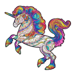 Puidust pusle Unicorn, 160 tk
