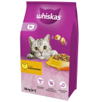 Whiskas kuivtoit t&auml;iskasvanud kassidele kana ja k&ouml;&ouml;giviljadega, 14 kg