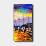 Reproduktsioon Laevad sadamas