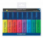 Tekstimarkerite komplekt, 8 v&auml;rvi Classic