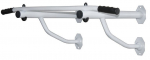 Seinale paigaldatav ristlatt Sanro SAN-1, kuni 120 kg, valge, -