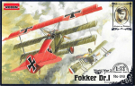 Liimimismudel Roden 010 Fokker Dr.I 1/72