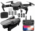 Drone Kahe kaamera ja kolme akuga 4K WIFI