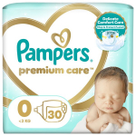 M&auml;hkmed Pampers Premium Care 0 suurus,