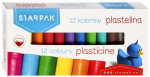 Plastiliin Starpak, 12 v&auml;rvi
