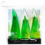 Komplekt Holika Holika Jeju Aloe Face&Body Care: N&auml;omask 55 ml + du&scaron;igeel 55 ml + rahustav geel 55 ml