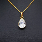Naiste kaelakee DiamondSky Crystal Drop Swarovski kristallidega