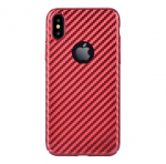 Kaitsev tagakate DEVIA Linger iPhone X-ile, punane