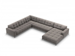Pehme nurgadiivan Cosmopolitan Design Bali 7S-VUL, hall/must, Vasak variant
