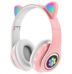 Juhtmeta Bluetooth k&otilde;rvaklapid "Cat ears" LED valgustusega Perf XT-39