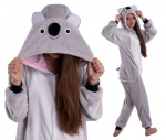 Pidžaama-kost&uuml;&uuml;m t&uuml;drukutele ja naistele Koala, hall, M