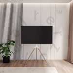 Teleri kinnitus Alterzone Trio Easel TV p&otilde;randaalus 45&ndash;65-tollistele teleritele, valge