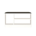 Jalatsiriiul Asir, 89,6x45,8x35,5cm, valge