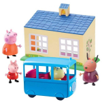 Komplekt Peppa Pig kool ja buss