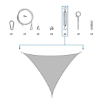 P&auml;ikesepuri Hobbygarden, 4,5x4,5x4,5 m, hall