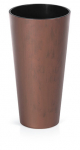 Lillepott Prosperplast Tubus Slim Corten DTUS250C-7601U, roostetanud teras