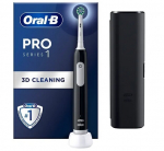 Electric toothbrush - ORAL-B - Pro 1 - Black - 360 pressure sensor - 7 days battery life