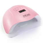 K&uuml;&uuml;nelamp Sun X5 Plus LED/UV 80W manik&uuml;&uuml;riks ja pedik&uuml;&uuml;riks, roosa