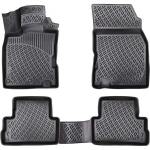 Auto kummimatid mustad 3D RIZLINE NISSAN QASHQAI I (2006-2013)