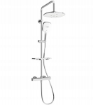 Du&scaron;is&uuml;steem termostaadiga Mexen KT17, Chrome/White