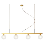 Kuldklaas rippuv lamp 4 tk APP675-4CP