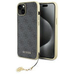 Guess Case iPhone 14 Pro 6.1 GUHCP14LHDGTPP roosa k&otilde;va &uuml;mbris Rhinestone Triangle jaoks