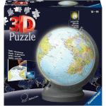 3D puslepall valgustusega Ravensburger 540 tk Gloobus