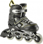 Rulluisud Nils Extreme NA14198, must/kollane, 31-34