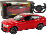 Auto Bmw X6 M koos puldiga Rastar, punane