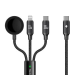 Mcdodo kolm-&uuml;hes laadija: Apple Watch, Iphone, Macbook 100w