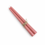 Roosad lauak&uuml;&uuml;nlad naturaalsest mesilasvahast, 26 cm (2 tk)