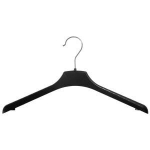 Riidepuu konksudega &uuml;ler&otilde;ivaste jaoks 38 cm, must, 50 tk