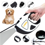 5m sisset&otilde;mmatav LED valgustusega koerarihm LIVMAN H-40