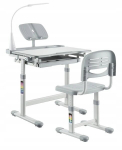 Kasvav laste laud ja tool Fundesk Bellissima, hall