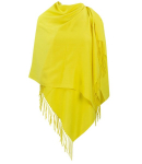 Narmastega sall naistele, kollane, unisize