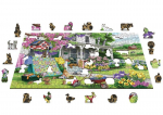 Puidust pusle kujudega Wooden city Aed, 505 tk