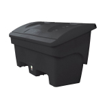 Kast liiva/soola jaoks, must, 200 l
