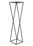 Moodne lillealus, must, 100 cm