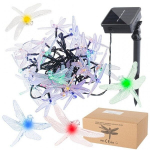 Solar Dragonfly aiavalgustid 6,5 m 30LED kirjud