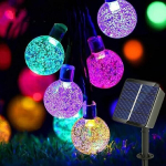 P&auml;ikesepatareiga v&auml;rvilised LED haldjavalgustid Auting, 11m