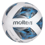 Jalgpall Molten F5A3555 -K Tehisnahk, Valge/Sinine (Suurus 5)