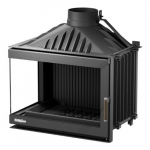 Vasakul lisaklaasiga malmkamin Trent Nordflam, 683x694x510mm &Oslash;180mm