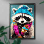 Maalimine numbrite j&auml;rgi Pesukaru m&uuml;tsiga Oh Art!, 40x50 cm