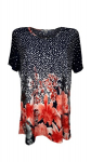 T-s&auml;rk naistele Kinga, sinine /roosa, XL/XXL