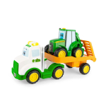 Puksiirauto koos Johnny Tomyga John Deere 47207