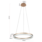Light Prestige rippvalgusti Midway Cristal