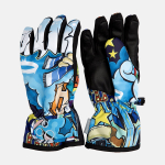 Huppa Laste talvekindad RIXTON 1, multicolor pattern/ black