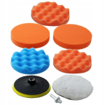 K&auml;sna Karvakettad Velcro Poleerimispadjad 150 Mm 8 Elementi
